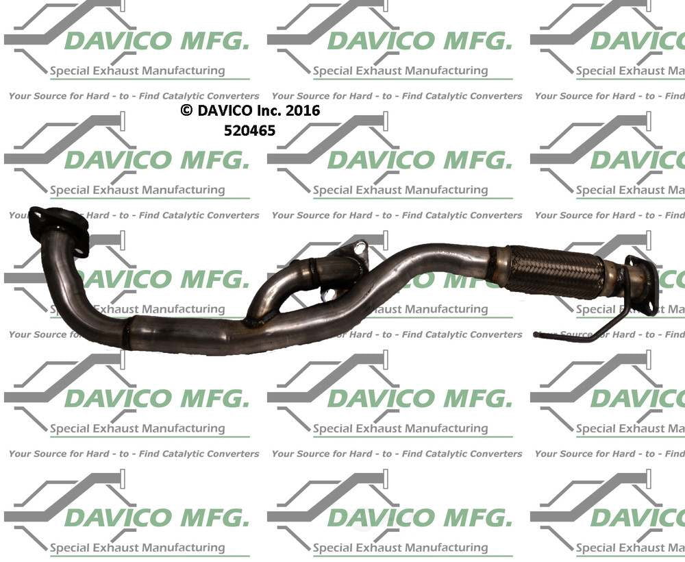 Davico Mfg 520465 Exact-Fit Exhaust Pipe