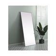 thumbnail image 3 of Elegant Decor Metal Frame Rectangle Full Length Mirror 30X72 Inch In Black, 3 of 10