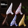 thumbnail image 2 of SDFGTstore 12 Hole Ceramic Ocarina Suitable for Beginners Easy to Learn Musical Instrument, 2 of 18