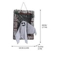 thumbnail image 3 of Drses‌‌ Halloween Tombstone Decoration - Motion-Activated Glowing Screaming Hanging Ornament For Spooky Decorations, 3 of 5