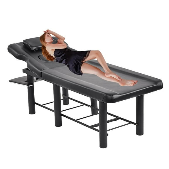 Gonipol Heavy Duty Massage Table Spa Facial Bed Massage Bench Metal Frame Esthetician Table with Adjustable Backrest Massage Supplies for Cosmetic first-rate