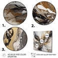 thumbnail image 3 of Designart "Painting Artwork With Swirls Marble II" Abstract Wall Decor, 3 of 5