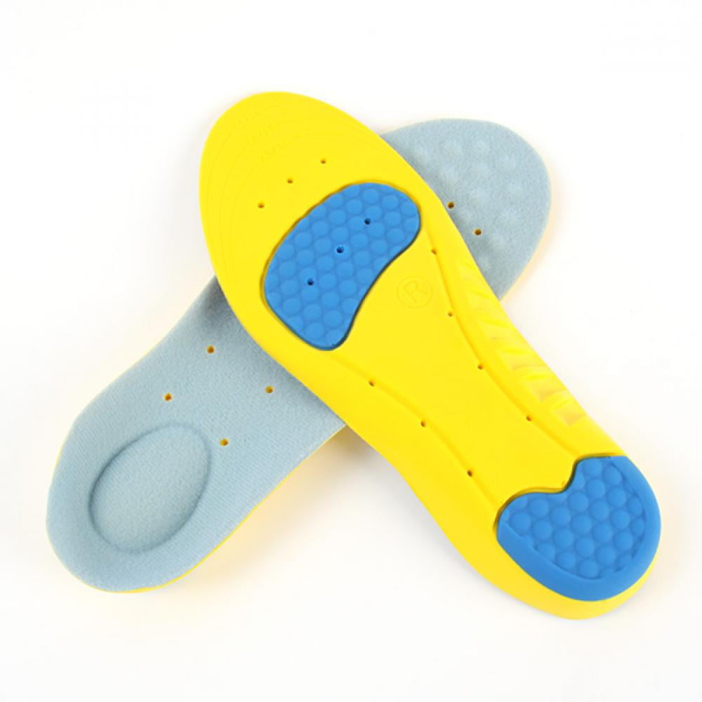 3 Pairs Elastic Shock Absorbing Shoe Insoles Breathable Honeycomb Sneaker Inserts Sports Shoe Insole Replacement Insoles for Men and Women 