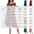 thumbnail image 4 of KICILVS Victorian Dress for Women Color Block Square Neck Bell Sleeve Tie Front Flared Maxi Length Party Dress Gown Purple, 4 of 7