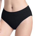 thumbnail image 2 of Panties for Women,Fashion High Waist Underwear Solid Color Comfortable Briefs Panties,Womens Underwear,Black,2XL, 2 of 5