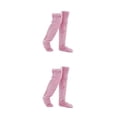 thumbnail image 2 of Guardoinrt Stay Comfortable And Stylish With These Soft Winter Socks Brown Easy To Wear pink purple 2Set, 2 of 6