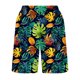 thumbnail image 5 of Puntoco Pantalones Cortos Para Hombre Con Bolsillo Con Cordón Y Estampado De Coco Hawaiano, Medio Pantalón Verde M,Pantalones Cortos Hombre, 5 of 5