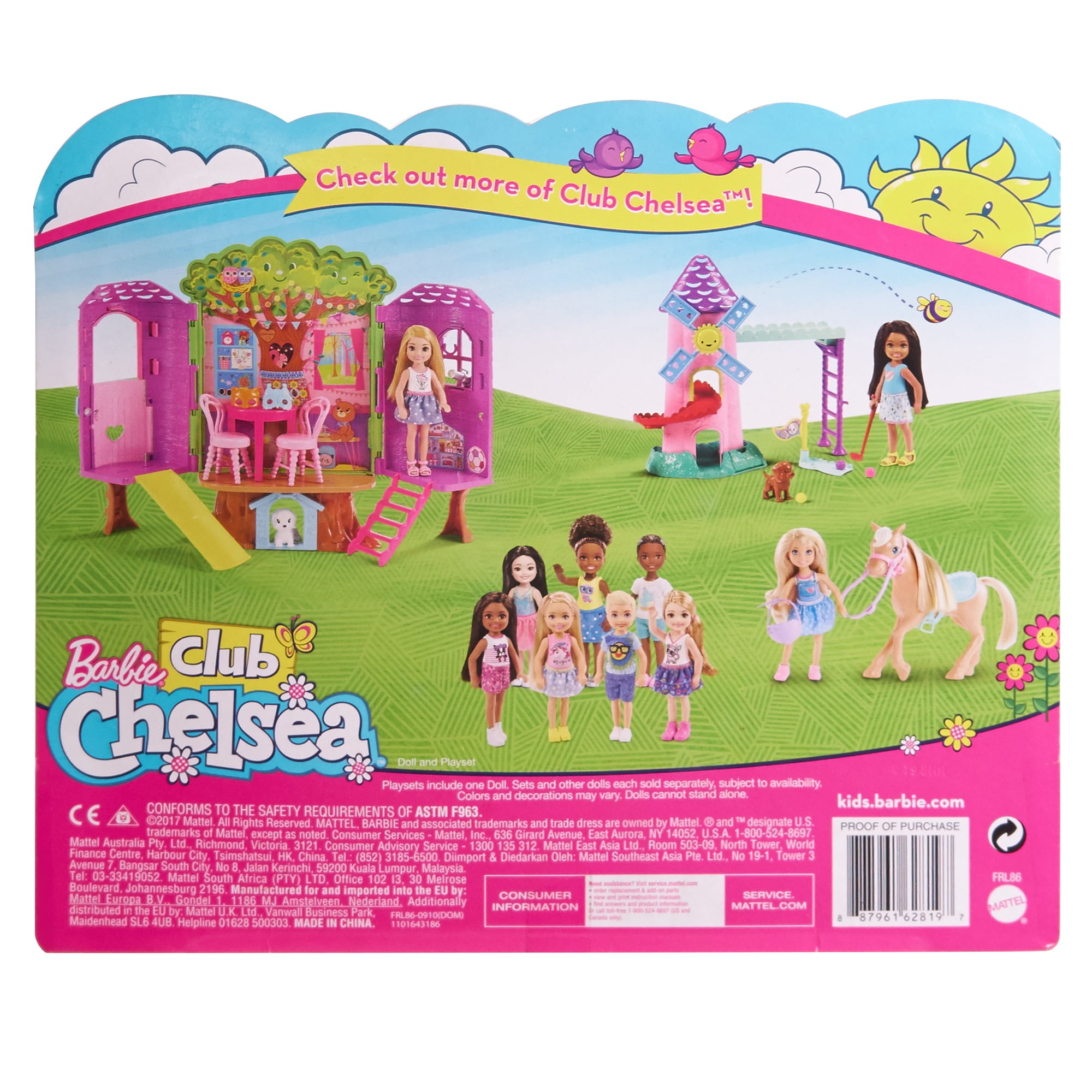 barbie club chelsea choo choo train