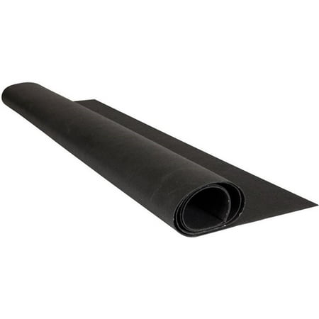 Ghent's Resin 4' x 24' 1/16" Rubber Tack Roll in Black