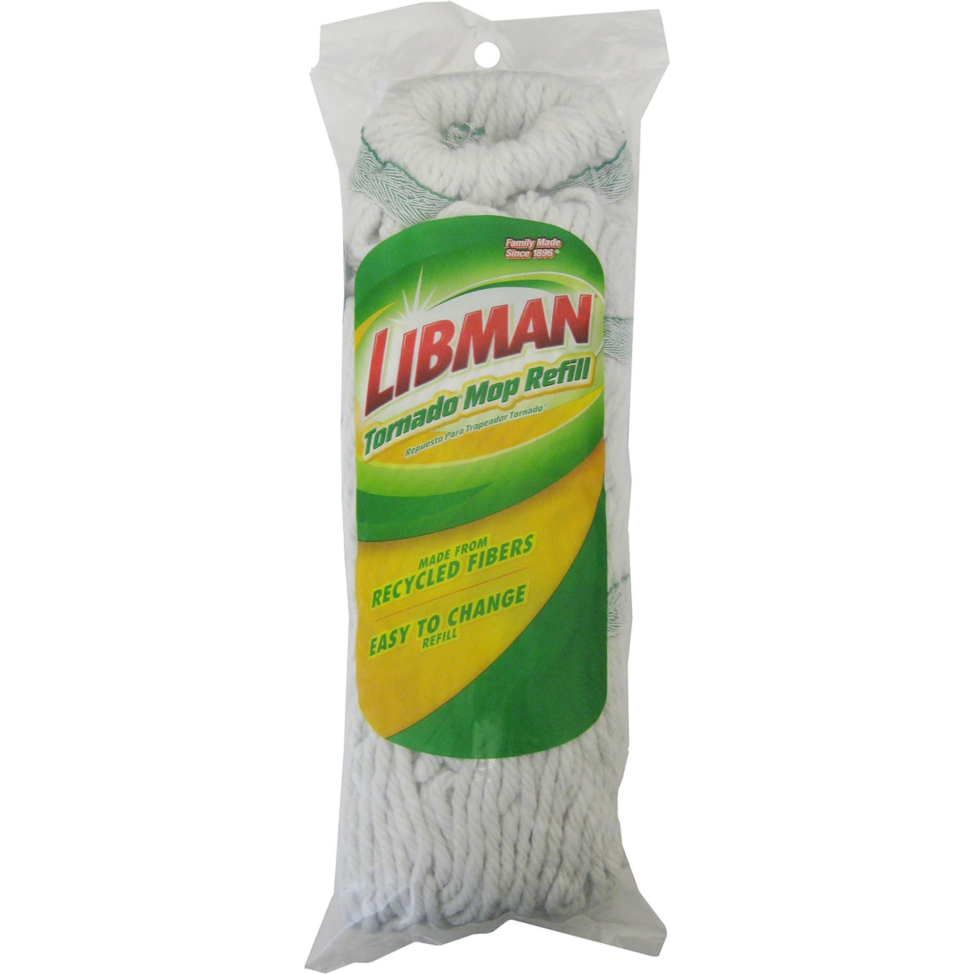 Libman Tornado 4.6 in. W x 13.6 in. L Twist Synthetic Yarn Mop Refill 1 pk