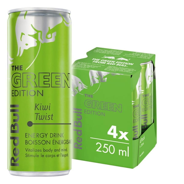 Red Bull Energy Drink, Kiwi Twist, 250ml (4 pack)