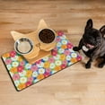 thumbnail image 3 of Vintage Daisy Print Dog Food Mat with Artistic Floral Pattern, Durable Waterproof Pet Feeding Mat Non-Slip Easy Clean for Pet Owners, 3 of 6
