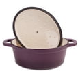 thumbnail image 2 of BergHOFF Neo 4pc Cast Iron Cookware Set, 5qt. & 8qt., Purple, 2 of 9