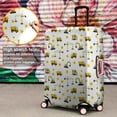 thumbnail image 4 of Cartoon Construction Vehicles Stars White Pattern Luggage Cover Fashion Suitcase Cover Baggage Covers Fit 25-28 Inch Luggage (Go Travel), 4 of 5