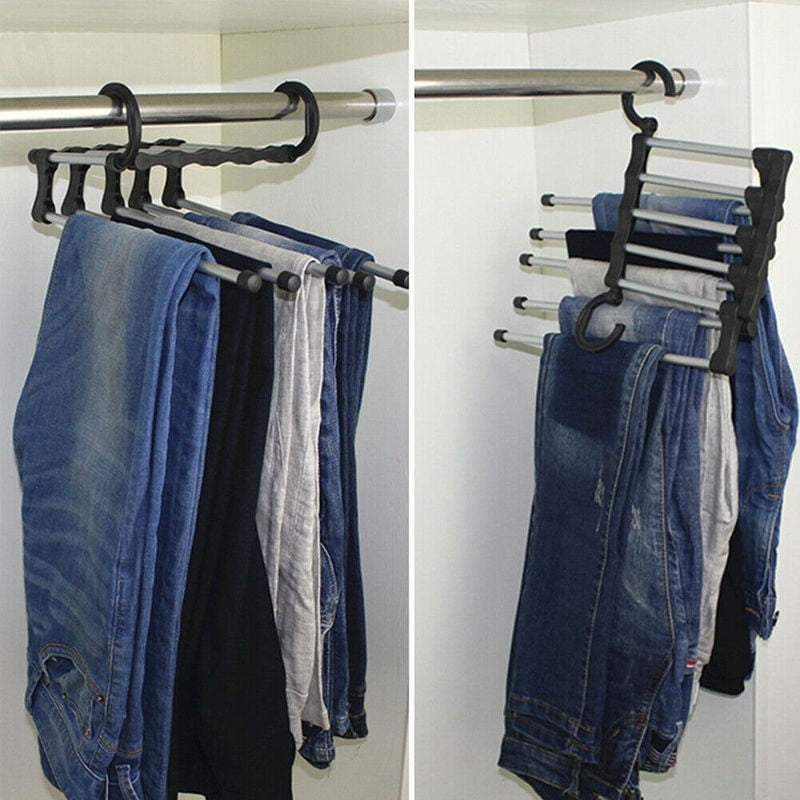 New MultiLayer Stainless Steel Multifunction Retractable Clothes Pants