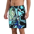 thumbnail image 2 of Invader Zim Men's Beach Shorts Swim Trunks Casual Quick Dry Board Shorts Swimwear with Mesh Lined and Pockets, 2 of 8