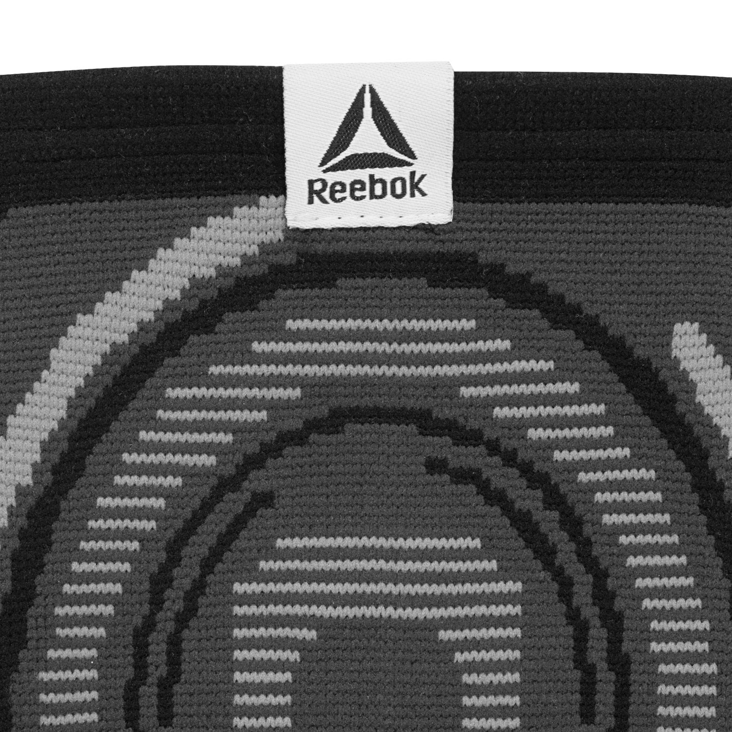 (2 pack) Reebok Delta Speedwick Knit Elbow Support, S/M - L/XL, Black, 4-Way Stretch, Moisture Wicking, Anti-Slip, Unisex