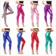 thumbnail image 5 of Leggings de cuero sintético color bronce de varios tamaños Pantalones de cuero ajustados para discoteca de color caramelo Pantalones hasta el tobillo que no se decoloran fácilmente, 5 of 6