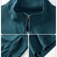thumbnail image 6 of Avirosel Men's Lightweight Vest Outerwear Zip Up Casual Outdoor Sleeveless Jacket with Zipper Pockets for Golf Running Hiking Light Blue, 6 of 6