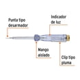 thumbnail image 1 of Probador de Circuitos Truper 100 A 500 V 1 Pieza, 1 of 4