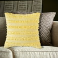 thumbnail image 1 of Ovzne Housse de Coussin à Franges Moderne Couleur Unie Housse de Coussin de Dossier en Liquidation, 1 of 5