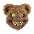 thumbnail image 2 of Máscara de terror de Halloween, disfraz de conejo, oso, para fiesta de carnaval, máscara facial de Halloween para Navidad, 2 of 7