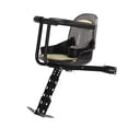 thumbnail image 1 of Tignapoo Front-Mounted Bike Child Seat with Safety Rail and Belt, Soft Leather Cushion for Comfortable Family Rides, High Carbon Steel Frame, 50kg Capacity, 1 of 6