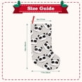 thumbnail image 3 of Salouo Cute Panda Print Christmas Decorations Stockings 1 Pack 18'' Xmas Stockings Holiday Stocking Personalized Farmhouse Decor for Home Family Party Tree, 3 of 7