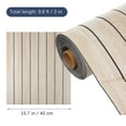 thumbnail image 6 of KALLORY Peel and Stick Wallpaper Wood Plank Roll 40cm x 3m Rustic Faux Wood Grain Removable Self Adhesive Wall Covering for Bedroom, 6 of 10