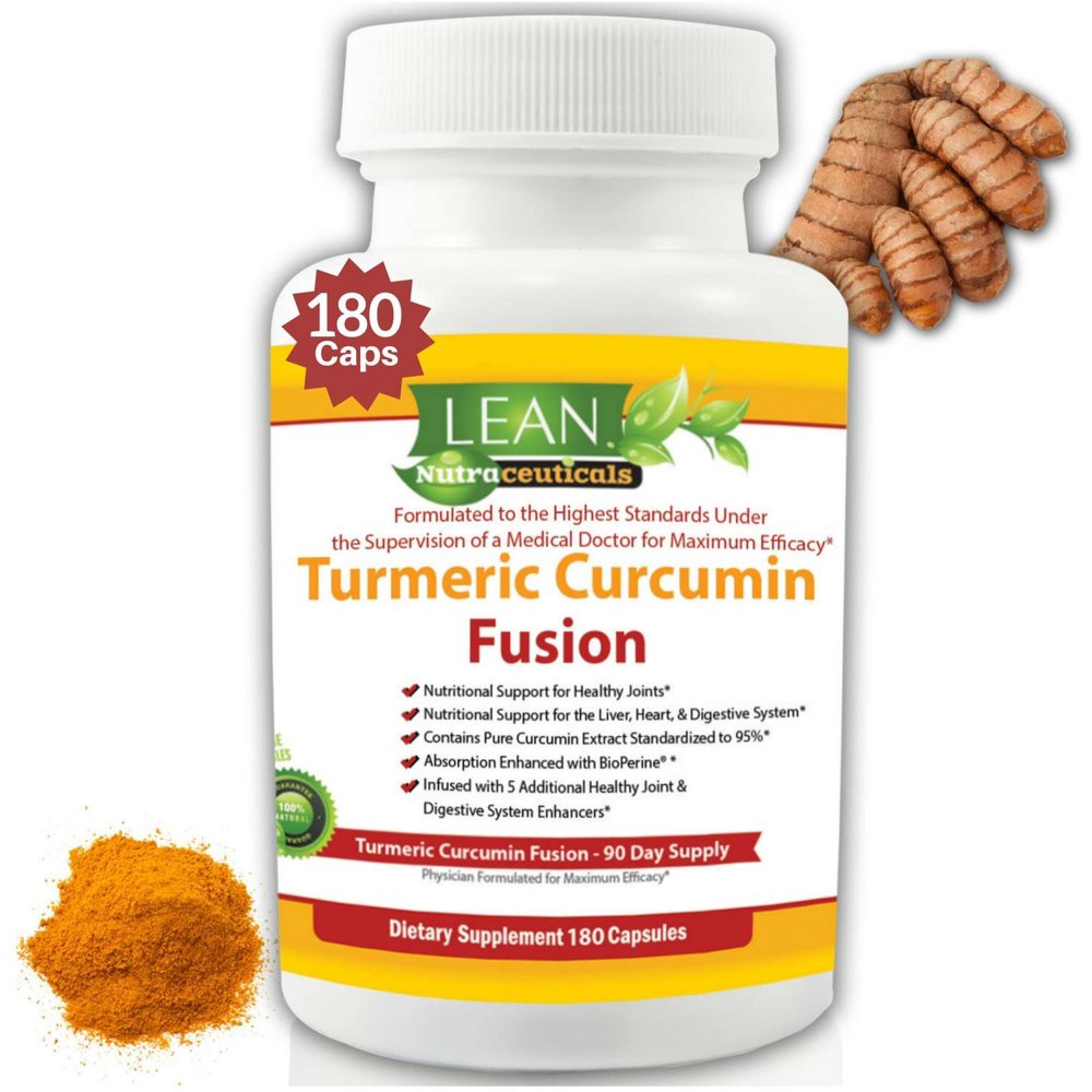 Lean Nutraceuticals Turmeric Curcumin Supplement Curcumin Supplements