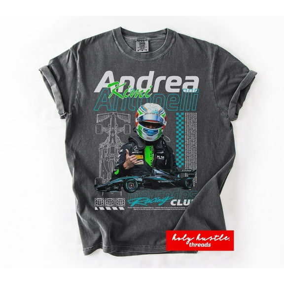 Andrea Kimi Antonelli Shirt Vintage F1 Merch Shirt, Formula 1 Tee, Gift for Mercedes Racing Fan