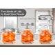 thumbnail image 3 of Juego de 8 Botes Herméticos para Cocina, Tarros Mason de 8.oz, Frascos de Vidrio con Tapa, Tarro de Vidrio para Especias, Mermelada, Miel, Gelatina, Postres DIY, 3 of 4