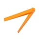 thumbnail image 2 of 1 pieza de accesorios de mantenimiento de afinación de piano, tenedor de cuero con tope de goma naranja para un par de áreas de tono medio y bajo (naranja), 2 of 5