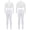White, variant on Kids Girls Sequin Crop Top with Leggings 2 Piece Ballet Jazz Dance Outfit Gymnastics Workout Tracksuit Black 10