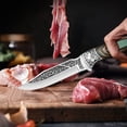 thumbnail image 4 of Ovzne Hand-forged Boning Knife With Sheath Slaughter Knife Camping Hand In Hand Hand Cut Meat With Small Knife On Clearance, 4 of 7