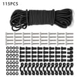 thumbnail image 3 of Scienceny 115 unids/set Kayak barco cuerda C-hebillas Kit de aparejo tornillos de repuesto tuercas espaciador para pesca kayak piragüismo Bombillas para automóviles Scienceny VI015567-00, 3 of 6