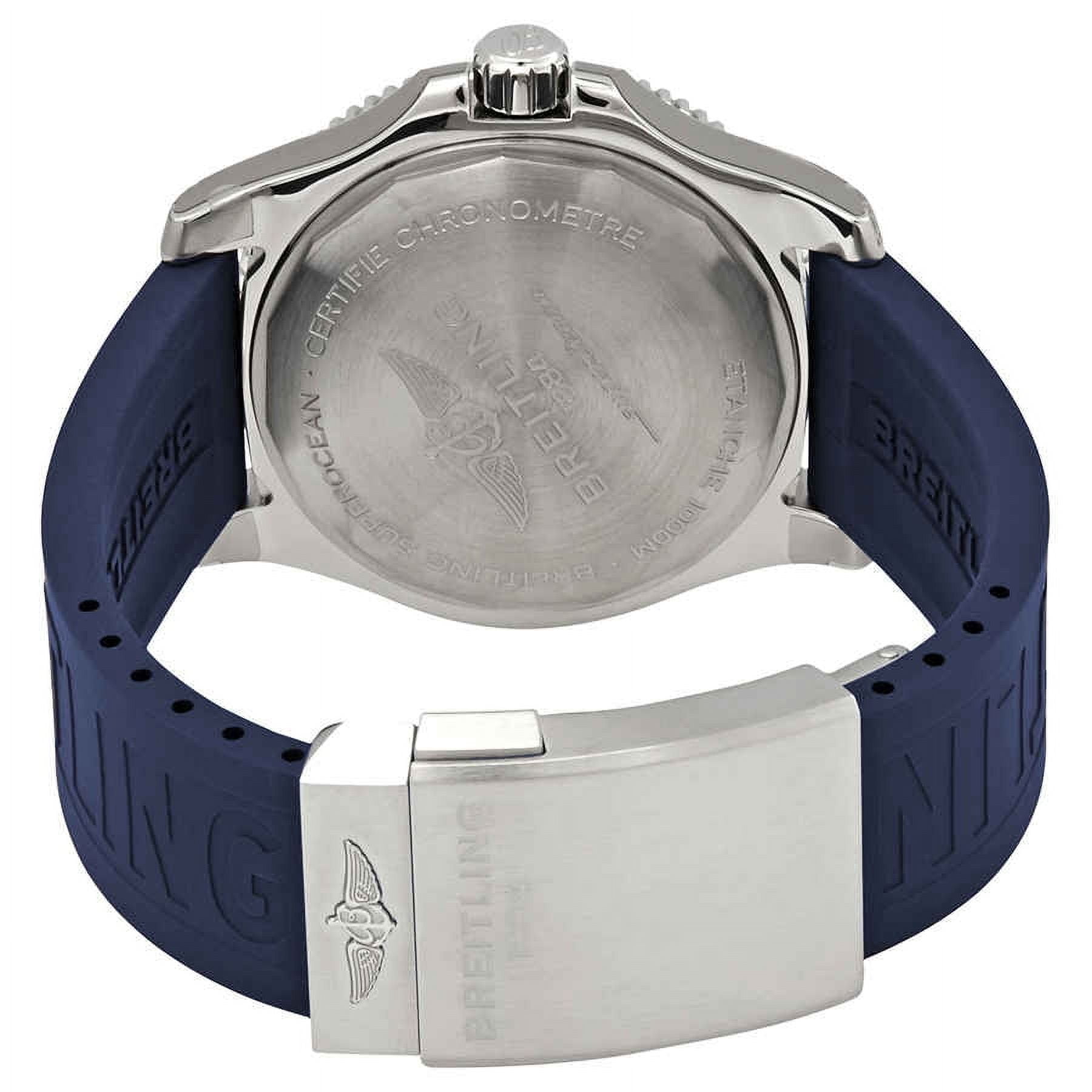 Breitling A17367D81C1S2 Superocean 44 Blue Dial Men's Rubber Diver - Main Image