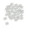thumbnail image 2 of Adornos de confeti de copos de nieve BLESIY decoraciones navideñas plata, 2 of 8