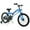Navy, variant on Costway 18" LED Lighted Kids Bike with Adjustable Seat Coaster Brake Training Wheels Pink