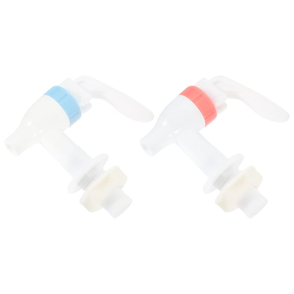 PBPBOX 2Pcs Water Dispenser Faucet Plastic Tap Home Faucet Sturdy Assorted Colors