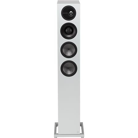 Definitive Technology - Demand D15 3-Way Tower Speaker (Right-Channel) - Single, White, Dual 8” Passive Bass Radiators - Gloss White