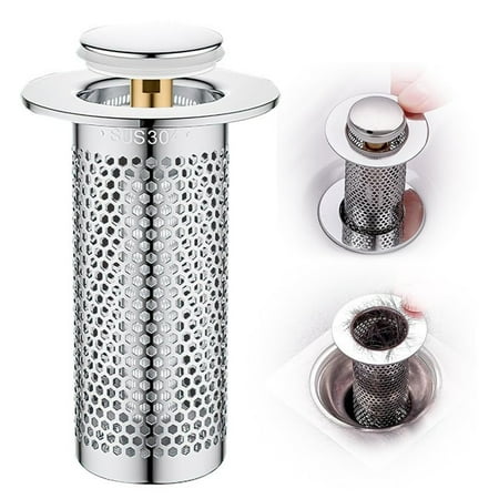 

Clearance! Lognanla Stainless Steel Floor Drain Filter 2024 New Bathtub Sink Strainer Up Sink Filter Rustproof Sink Strainer Bathroom Sink Strainer For Kitchen Bathtub Kitchen Sink Organizer