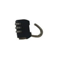 thumbnail image 1 of Speravity Candado para maleta con contraseña, código de combinación de aleación de Zinc Digital, estuche para equipaje, candado para mochila, Hardware Herramientas y ferretería Tipo 1/Negro Speravity TO001083-00, 1 of 6