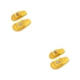 thumbnail image 4 of Qarigey Pantuflas de fondo y grueso, cómodas y elegantes, para interior y exterior, plataforma transpirable, zapatilla con punta abierta para Type6 NO6, 4 of 6