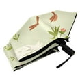 thumbnail image 6 of Gooses with Flowers Leaf Compact Sun Umbrella Windproof Travel Umbrellas for Rain Strong Portable UV Protection, 6 of 8