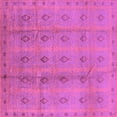 thumbnail image 1 of Ahgly Company Indoor Square Oriental Purple Industrial Area Rugs, 3' Square, 1 of 4
