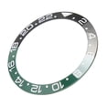 thumbnail image 4 of Anillo de inserción de bisel de reloj GMT de 38 mm de diámetro Base verde negra Carácter blanco Anillo de base de inserción de bisel de cerámica, 4 of 10