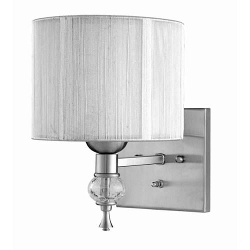 World Imports Bayonne Collection 1-Light Brushed Nickel Sconce 