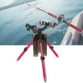 thumbnail image 6 of Colaxi Adjustable Fishing Rod Holder Fishing Rod Tripod Bracket Men Birthday Gift Foldable Stand Holder Pole Storage for Ship Marine Red 39cm, 6 of 10