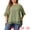 Army Green, variant on Unique Bargains Women's Plus Size Hollow Out Lace Crochet Crew Neck Short Sleeve T-Shirt 1X White